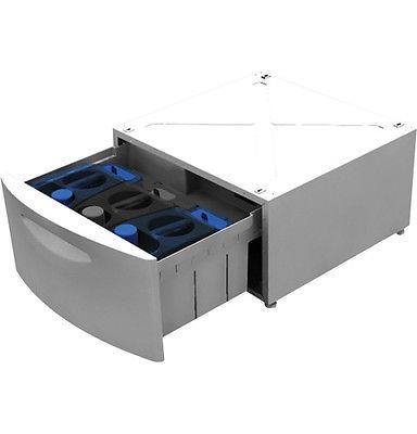 WE357A7U Samsung Washer/Dryer Laundry Pedestal with Storage Drawer Blue Steel (Refurbished)