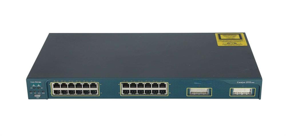 WS-C2950G-24-EI-DC Cisco Catalyst 2950G 24 DC switch with 24-Ports 10/100 ports 2 GBIC ports and DC Power (Refurbished)