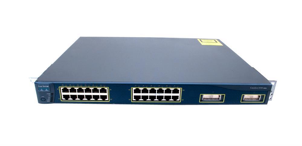 WS-C355024FXSMI-RF Cisco Catalyst 3550 24-Ports MTRJ 2GBIC Ports SMI (Refurbished)