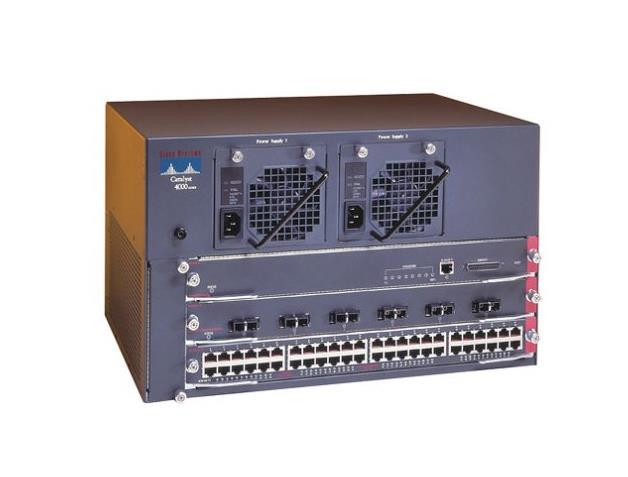 WS-C4003-S1-DC Cisco Catalyst 4000 Chassis 3 Slot Supervisor I 1 DC P S Fans (Refurbished)