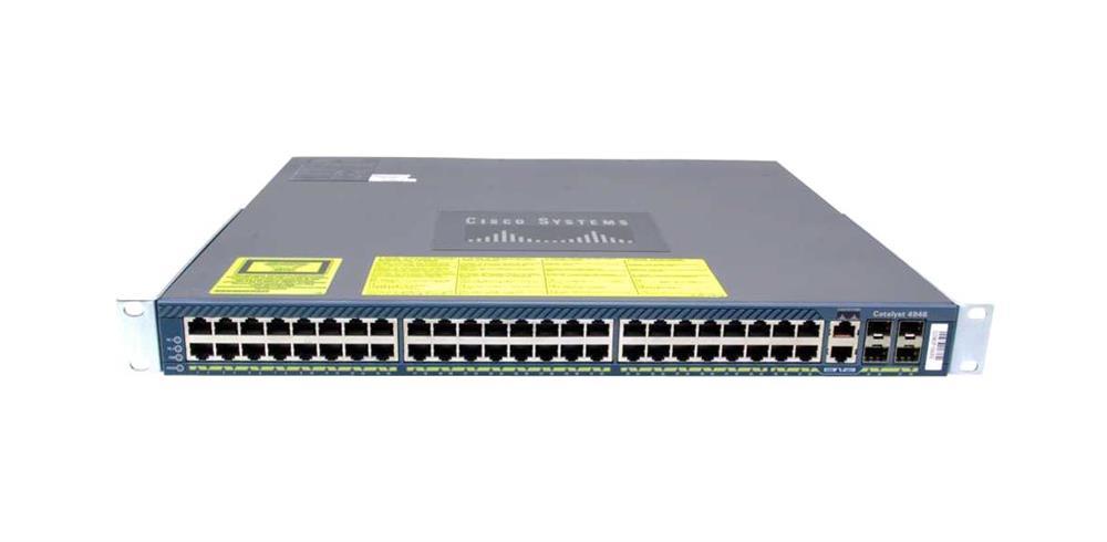 WS-C4948-10GE-E Cisco Catalyst 4948E 10GE EMI 48-Ports 10/100/1000 2-10gbe Enhanced Switch (Refurbished)