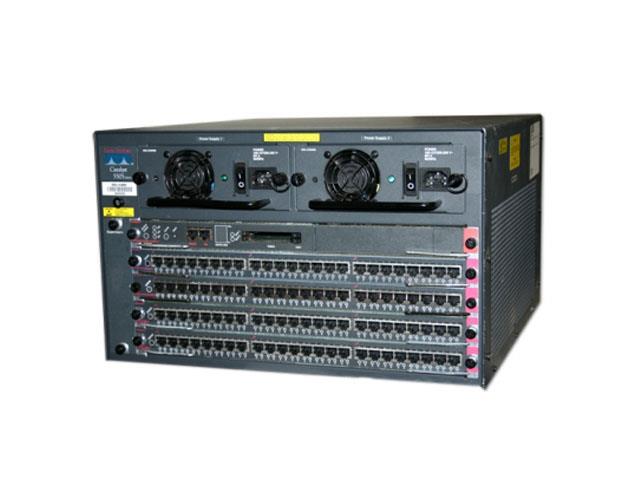 WS-C5505-BUN Cisco Catalyst 5505 Switch With WS-X5530-E3 Supervisor III (NFFC II) WS-U5533-FEFX-MMF (2 100BaseFX Uplinks) WS-X5302 Route Switch Module 2 WS-X5224 24-Ports 10/100 Modules & 1 WS-X5225R 24-Ports 10/100 Module. Dual AC Power Supply (Refurbished)