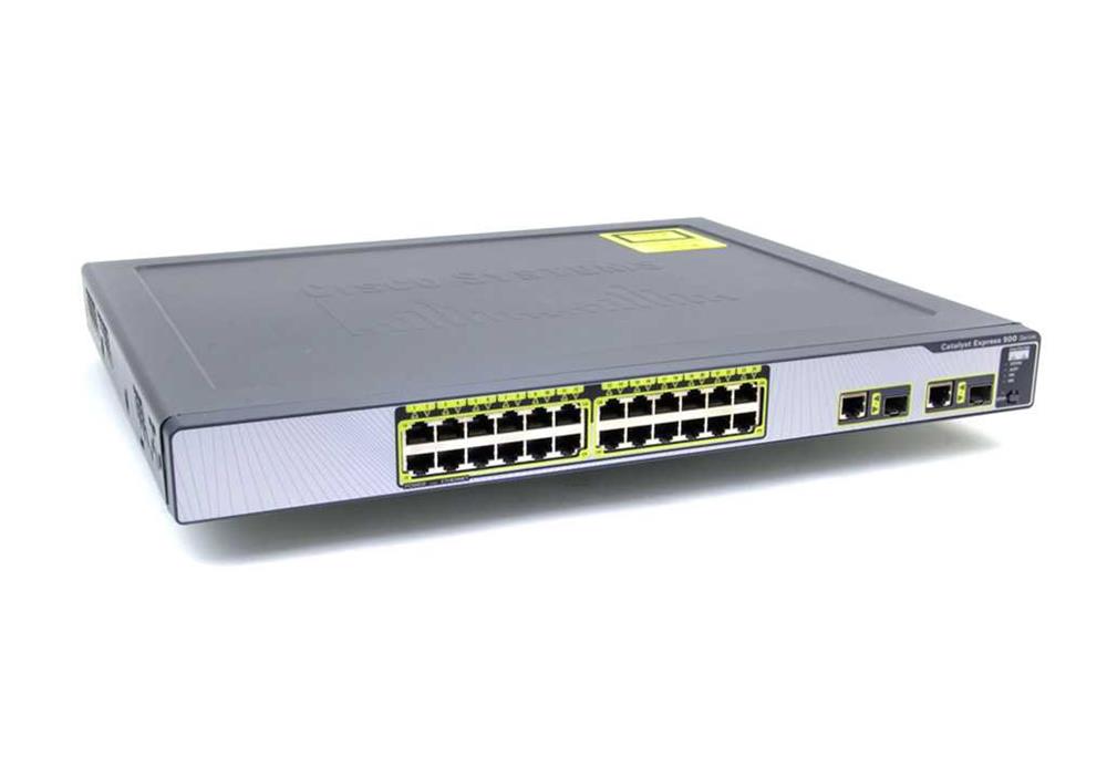WS-CE500-24PC Cisco Catalyst Express 500 Series 24x 10/100 PoE Port Switch 2x 10/100/1000Base-T SFP uplinks Ports (Refurbished)