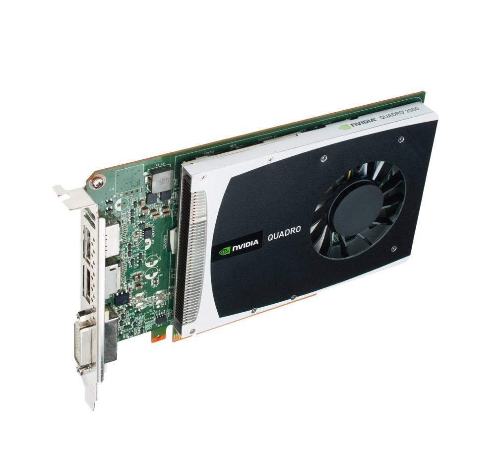 WS071AV HP Nvidia Quadro 2000 1GB GDDR5 Video Graphics Card