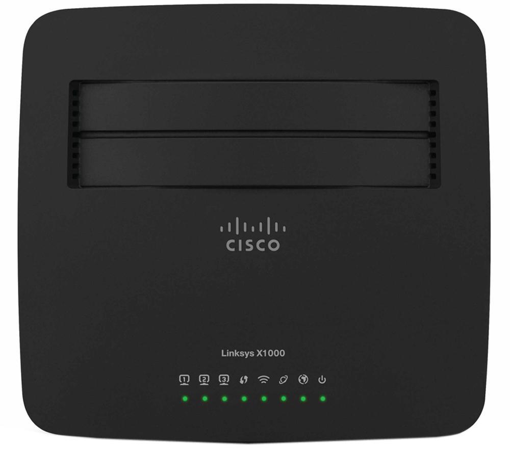 X1000-UK Linksys X1000 Wireless-n Adsl2+ Modem Router Wireless Router (Refurbished)