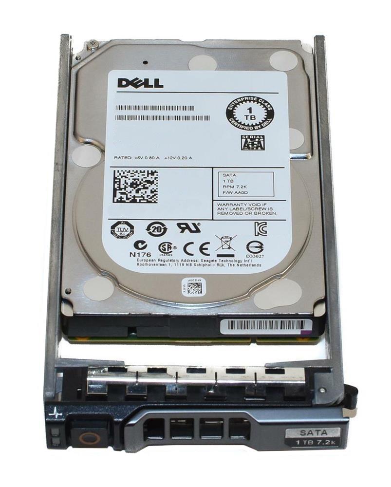 X104H Dell 1TB 7200RPM SAS 6Gbps Nearline Hot Swap 3.5-inch Internal Hard Drive with Tray for PowerEdge Servers