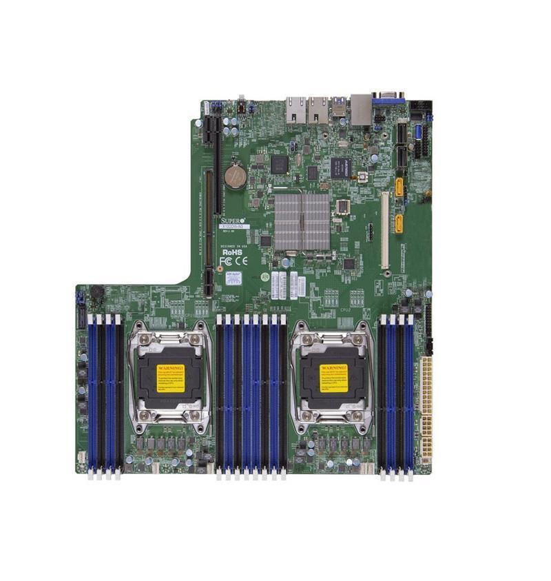 X10DDWIB SuperMicro Dual Socket R3 LGA 2011 Xeon E5-2600 v4 / v3 Intel C612 Chipset DDR4 16 x DIMM 10 x SATA 6Gbps Proprietary WIO Server Motherboard (Refurbished)