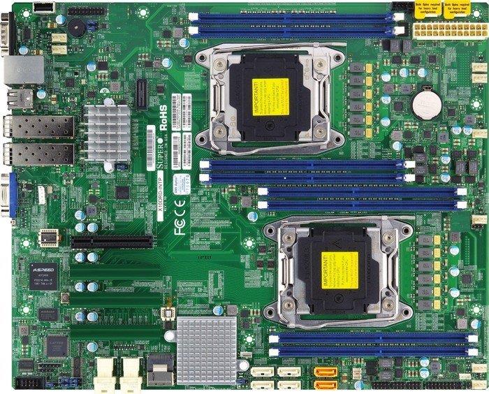X10DRD-I SuperMicro Dual Socket R3 LGA 2011 Intel C612 Chipset Xeon E5-2600 v4 / v3 DDR4 8x DIMM 10x SATA 6.0Gb/s E-ATX Server Motherboard (Refurbished)