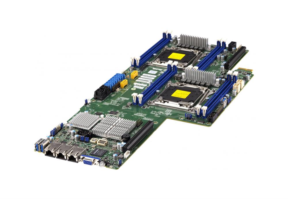 X10DRFF SuperMicro Dual Socket LGA 2011 Intel C612 Chipset Xeon E5-2600 v4/v3 Processors Support DDR4 8x DIMM 10x SATA3 6.0Gb/s Proprietary Server Motherboard (Refurbished)