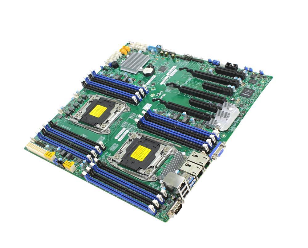 X10DRITO SuperMicro X10DRI Socket LGA 2011 Intel C612 Chipset Intel Xeon E2-2600 v3/v4 Processors Support DDR4 16x DIMM 10x SATA3 6.0Gb/s E-ATX Server Motherboard (Refurbished)
