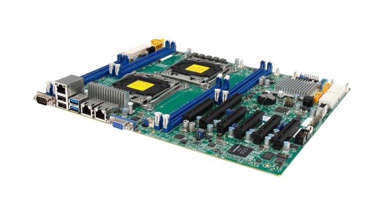 X10DRL-LN4 SuperMicro Dual Socket LGA 2011 Intel C612 Chipset Xeon E5-2600 v3/v4 Processors Support DDR4 8x DIMM 10x SATA3 6.0Gb/s ATX Server Motherboard (Refurbished)
