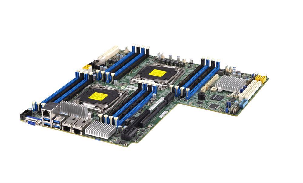 X10DRWITO SuperMicro Dual Socket R3 LGA 2011 Xeon E5-2600 v4 / v3 Intel C612 Chipset DDR4 16 x DIMM 10 x SATA 6Gbps Proprietary WIO Server Motherboard (Refurbished)