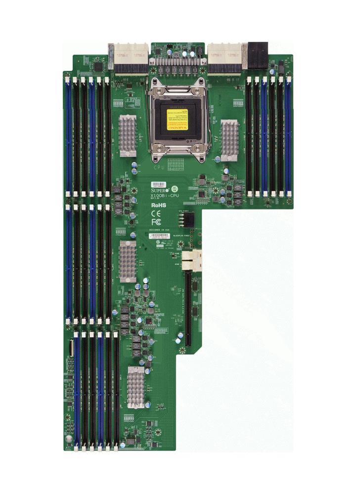 X10OBi-CPU SuperMicro Single Socket LGA 2011 Intel C602J Chipset Xeon E7-8800 v3/ E7-8800 V4 Processors Support DDR4 24x DIMM Proprietary Server Motherboard (Refurbished)