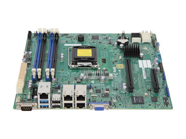 X10SLMLN4FO SuperMicro Intel C224 Chipset Socket LGA1150 Micro-ATX Server Motherboard (Refurbished)