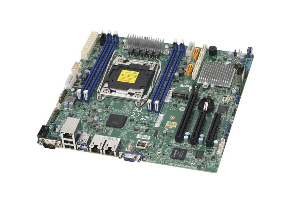 X10SRM-F-O SuperMicro Socket R3 LGA 2011 Xeon E5-1600 / E5-2600 v4 / v3 Intel C612 Chipset DDR4 4 x DIMM 10 x SATA 6Gbps micro-ATX Server Motherboard (Refurbished)