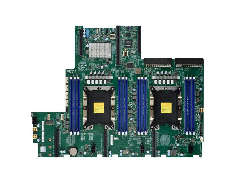 X11DGQ SuperMicro Socket LGA 3647 Intel C621 Chipset Intel Xeon Scalable Processors Support DDR4 12x DIMM 4x SATA3 6.0Gb/s Proprietary Motherboard (Refurbished)