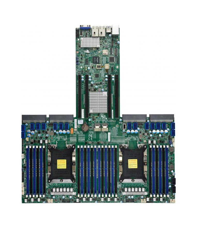 X11DPG-OT-CPU SuperMicro Socket LGA 3647 Intel C622 Chipset Intel Xeon Scalable Processors Support DDR4 24x DIMM 8x SATA3 6.0Gb/s Proprietary Server Motherboard (Refurbished)