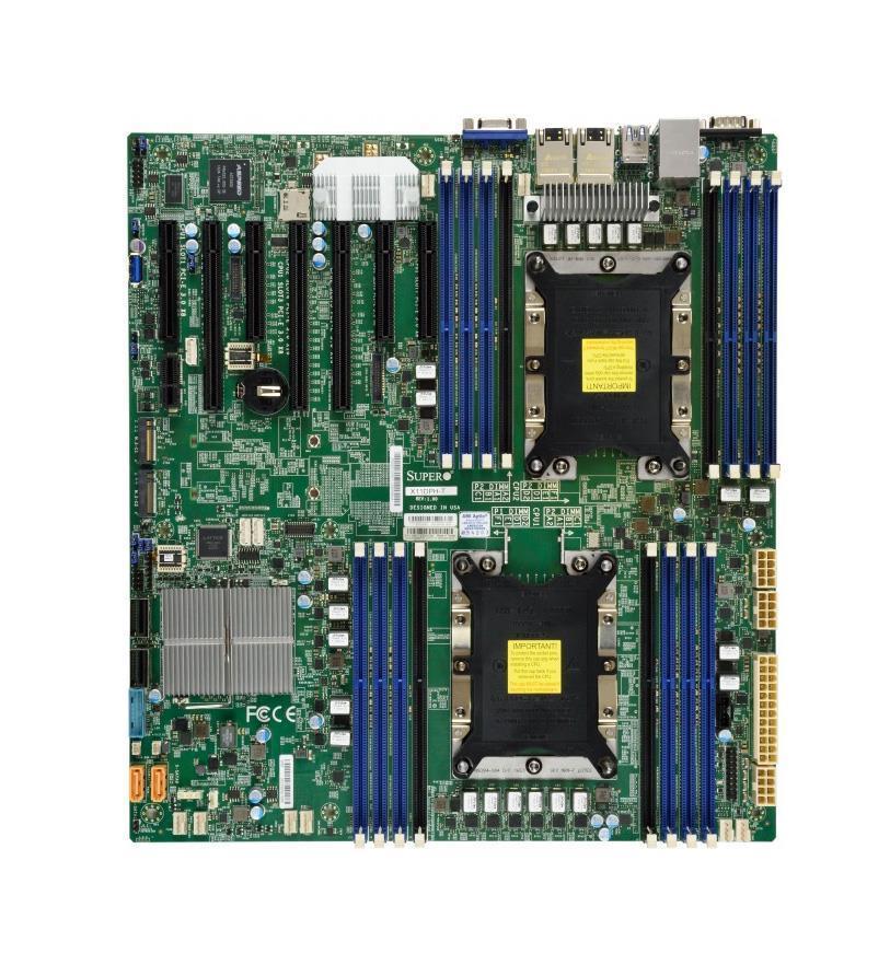 X11DPH-TQ-O SuperMicro X11DPH-TQ Socket LGA 3647 Intel C627 Chipset Intel Xeon Scalable Processors Support DDR4 16x DIMM 10x SATA2 6.0Gb/s Extended-ATX Motherboard (Refurbished)