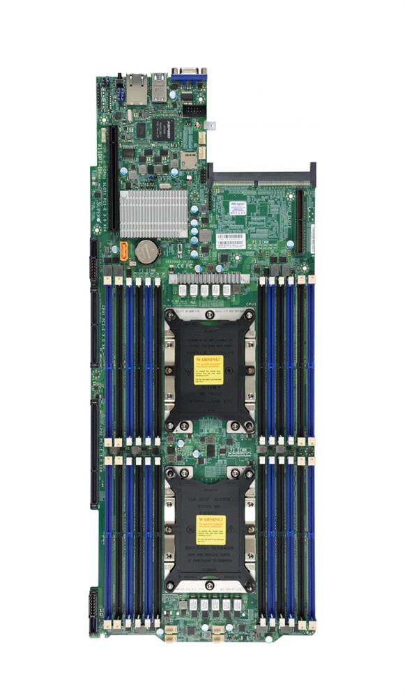 X11DPT-BH SuperMicro Socket LGA 3647 Intel C621 Chipset Intel Xeon Processors Support DDR4 24x DIMM 8x SATA3 6.0Gb/s Proprietary Twin Server Motherboard (Refurbished)