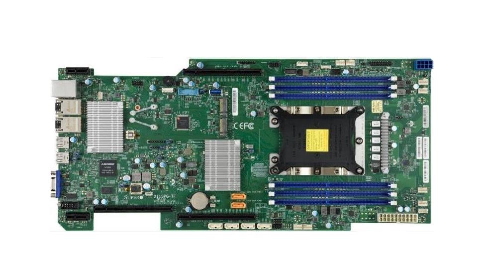 X11SPG-TF SuperMicro Socket LGA 3647 Intel C621 Chipset Intel Xeon Scalable Processors Support DDR4 6x DIMM 6x SATA 6.0Gb/s Proprietary Server Motherboard (Refurbished)
