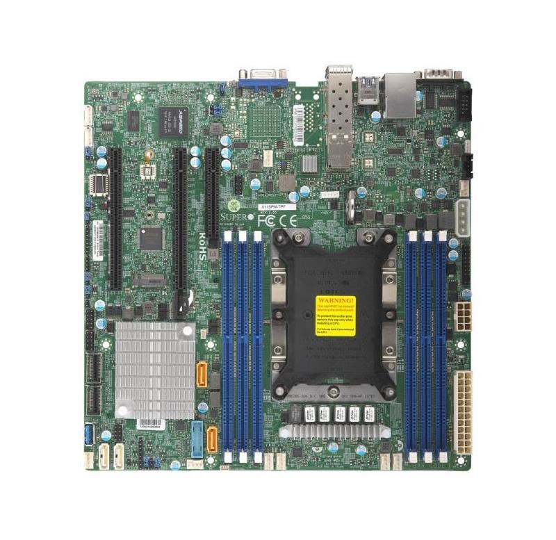 X11SPM-F-O SuperMicro Socket LGA 3647 Intel C621 Chipset Intel Xeon Scalable Processors Support DDR4 6x DIMM 12x SATA3 6.0Gb/s Micro-ATX Server Motherboard (Refurbished)