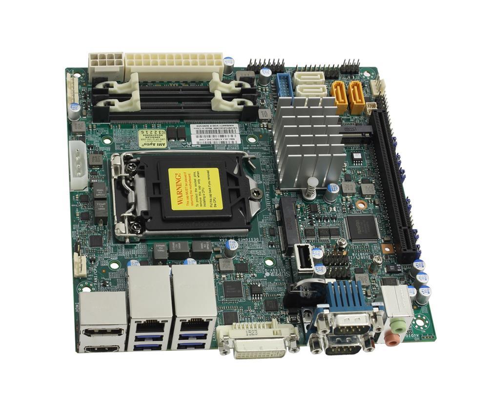 X11SSV-Q-B SuperMicro X11SSV-Q Socket LGA 1151 Intel Q170 Express Chipset Core i3 / i5 / i7 6th/7th Generation Pentium / Celeron Processors Support DDR4 2x DIMM 5x SATA3 6.0Gb/s Mini-ITX Motherboard (Refurbished)