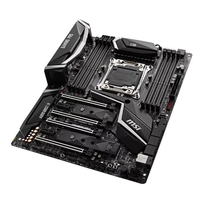 X299GAMINGPROCARBONAC MSI Socket 2066 Intel X299 Chipset Core X-Series Processors Support DDR4 8x DIMM 8x SATA 6.0Gb/s ATX Motherboard (Refurbished) X299 GAMING PRO CARBON AC