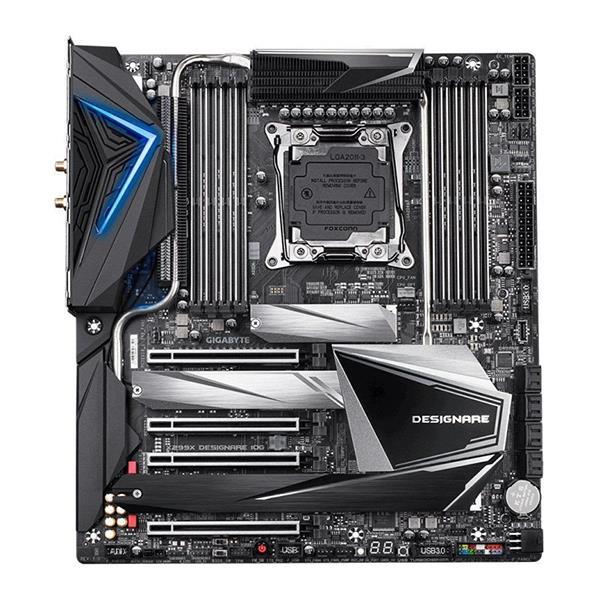 X299X DESIGNARE 10G rev. 1.0 Gigabyte Socket LGA 2066 Intel X299 Express Chipset Core i9 X Series Processors Support DDR4 8x DIMM 8x SATA 6.0Gb/s E-ATX Motherboard (Refurbished)