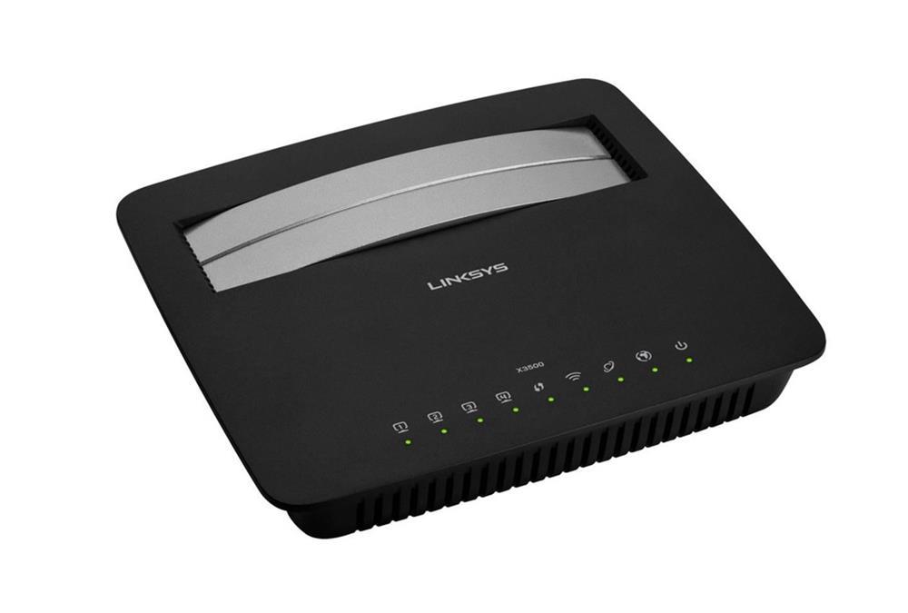 X3500-EW Linksys N750 Dual-band Wireless Router With ADSL2 + Modem and USB (Refurbished)