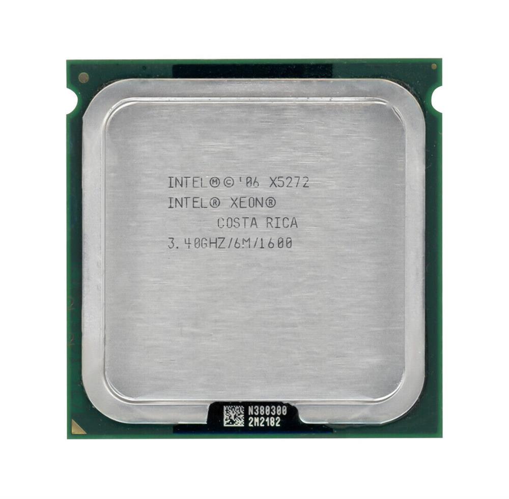 X5272 Intel Xeon Dual Core 3.40GHz 1600MHz FSB 6MB L2 Cache Processor
