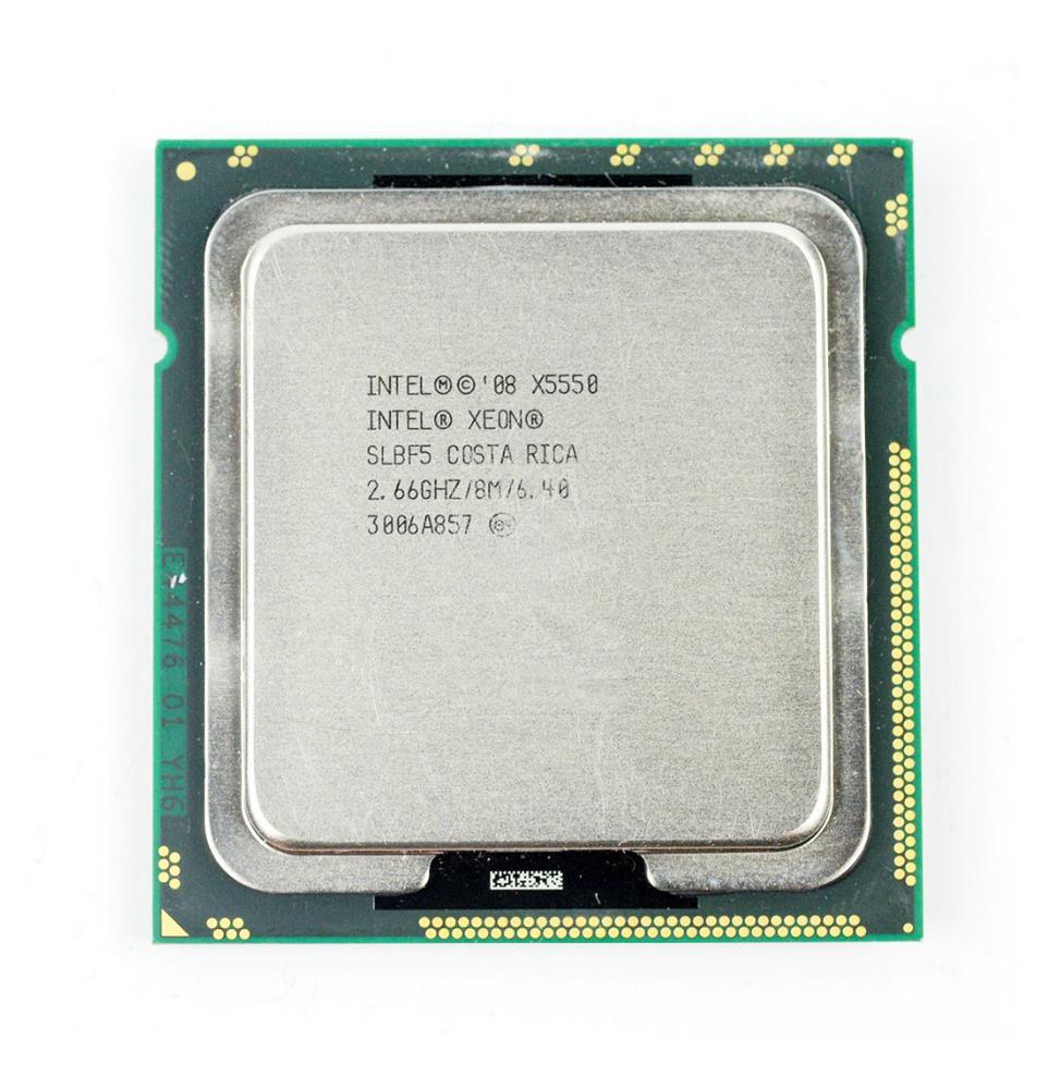 X5550 Intel Xeon Quad-Core 2.66GHz 6.40GT/s QPI 8MB L3 Cache Processor