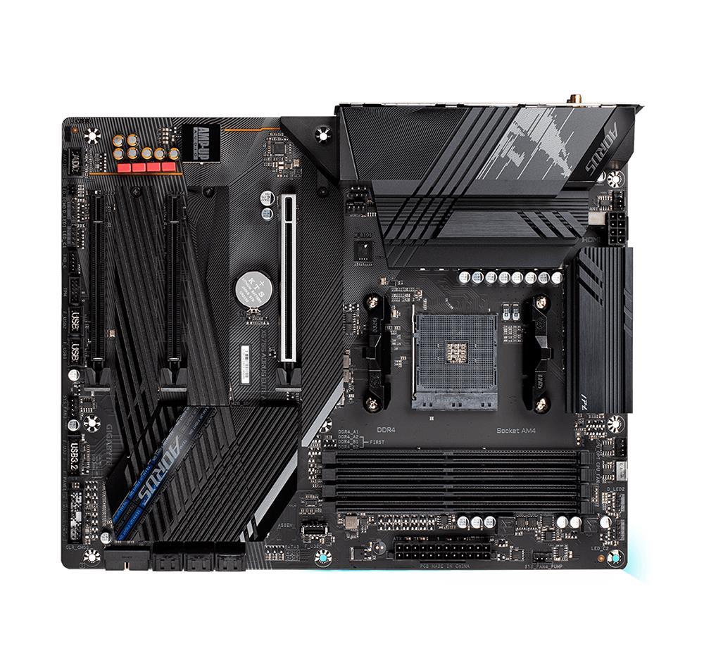 X570S AORUS ELITE AX Gigabyte Socket AM4 AMD X570 Chipset AMD Ryzen 5000/5000 G-Series,4000 G-Series,3000/3000 G-Series,2000/2000 G-Series Processors Support DDR4 4x DIMM 6x SATA 6.0Gb/s ATX Motherboard (Refurbished)