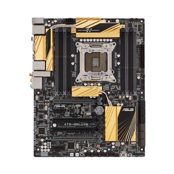 X79-DELUXE ASUS Socket LGA 2011 Intel X79 Chipset Core i7/ Core i7 Extreme Edition Processors Support DDR3 8x DIMM 4x SATA 3.0Gb/s ATX Motherboard (Refurbished)
