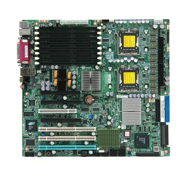 X7DA8-O SuperMicro X7DA8 Dual Socket LGA 771 Intel 5000X Chipset Quad/Dual 64-Bit Intel  Xeon Processors Support DDR2 8x DIMM 6x SATA2 Extended ATX Server Motherboard (Refurbished)