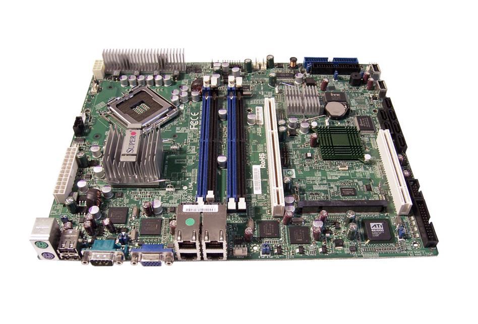 X7SBI-LN4-B SuperMicro X7SBI-LN4 Socket LGA 775 Intel 3200 + ICH9R Chipset Intel Xeon 3000 Series/ Core 2 Quad/Dual Processors Support DDR2 4x DIMM 6x SATA 3.0Gb/s ATX Server Motherboard (Refurbished)