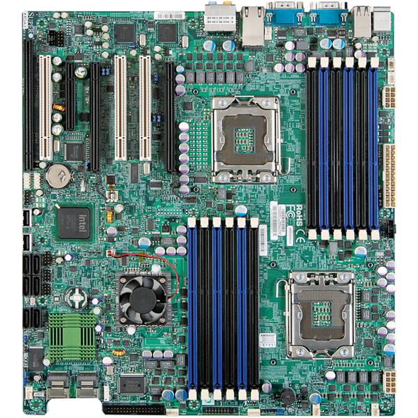 X8DA30 SuperMicro X8DA3 Dual Socket LGA 1366 Intel 5520 Chipset Intel Xeon 5600/5500 Series Processors Support DDR3 12x DIMM 6x SATA2 3.0Gb/s Extended-ATX Server Motherboard (Refurbished)