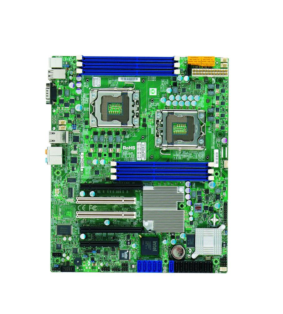X8DAL-3-O SuperMicro Dual Socket LGA 1366 Intel 5500 Chipset Intel 5600/5500 Series Processors Support DDR3 6x DIMM 6x SATA2 3.0Gb/s ATX Server Motherboard (Refurbished)