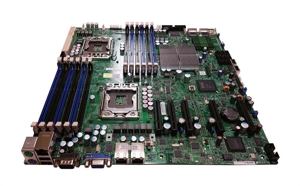 X8DT6-O SuperMicro X8DT6-F Dual Socket LGA 1366 Intel 5520 Chipset Intel Xeon 5600/5500 Series Processors Support DDR3 12x DIMM 6x SATA2 3.0Gb/s Extended-ATX Server Motherboard (Refurbished)