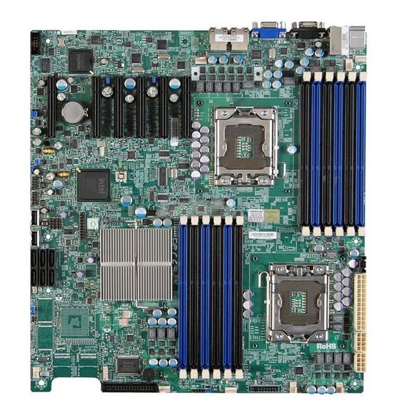 X8DTE-B SuperMicro X8DTE Socket LGA 1366 Intel 5520 Chipset Xeon 5600/5500 Processors Support DDR3 12x DIMM 6x SATA2 3.0Gb/s Extended ATX Server Motherboard (Refurbished)