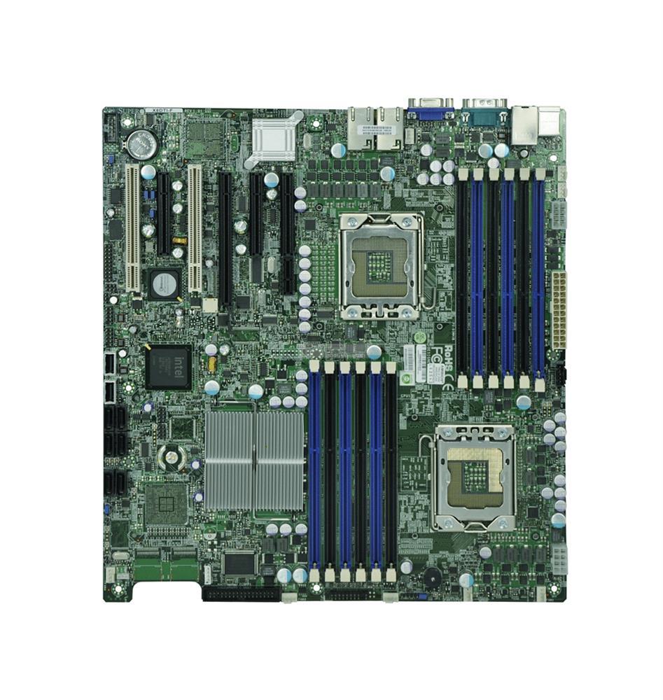 X8DTI-F-B SuperMicro X8DTI-F Dual Socket LGA 1366 Intel 5520 Chipset Intel Xeon 5600/5500 Series Processors Support DDR3 12x DIMM 6x SATA2 3.0Gb/s Extended ATX Server Motherboard (Refurbished)