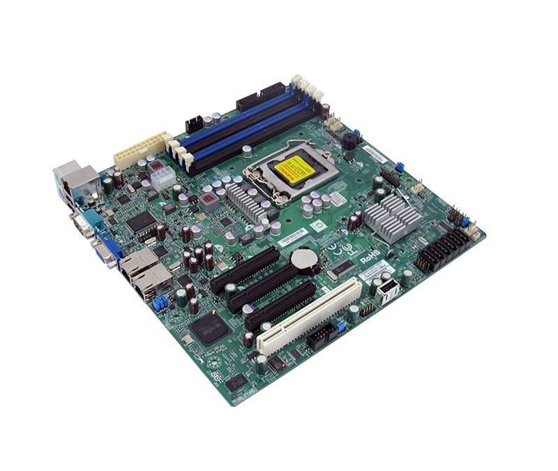 X8SIL-F-B SuperMicro X8SIL-F Socket LGA1156 Intel 3420 Chipset Xeon X3400/L3400 Series Core i3/ Pentium Processors Support DDR3 4x DIMM 6x SATA 3.0Gb/s Micro-ATX Server Motherboard (Refurbished)