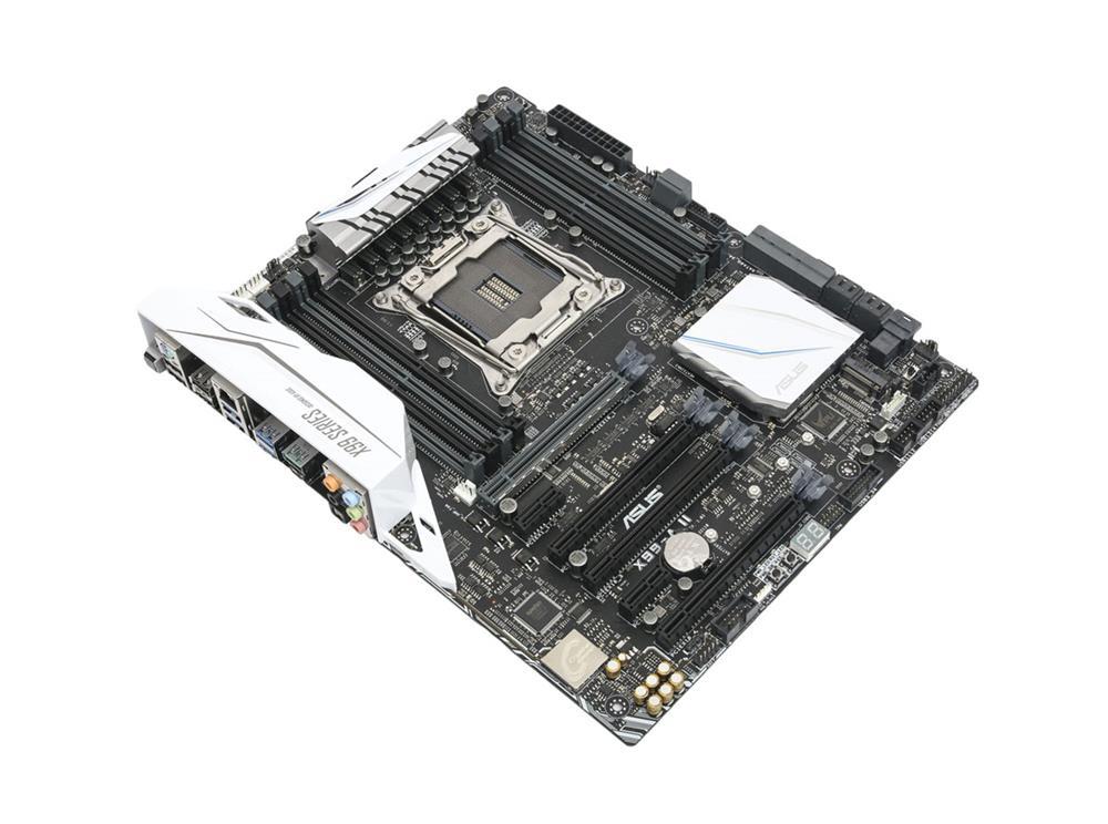 X99AII ASUS X99-A II Socket LGA 2011-3 Intel X99 Chipset Core i7 X-Series Processors Support DDR4 8x DIMM 8x SATA 6.0Gb/s ATX Motherboard (Refurbished)