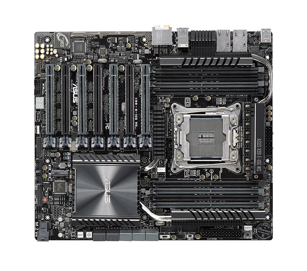 X99E10GWS ASUS Socket LGA 2011-v3 Intel X99 Chipset Xeon E5-1600 v3/ E5-2600 v3/ E5-1600 v4/ E5-2600 v4/ Core i7 X-Series Processors Support DDR 8x DIMM 10x SATA 6.0Gb/s CEB Motherboard (Refurbished)