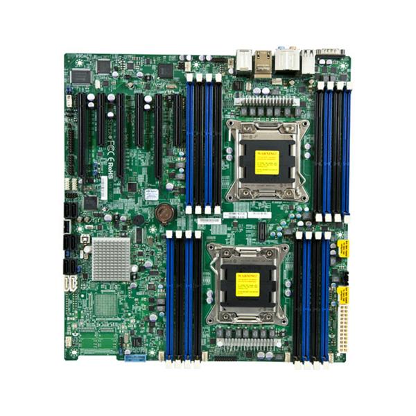X9DAE-O-P SuperMicro X9DAE Dual Socket LGA 2011 Intel C602 Chipset Intel Xeon E5-2600/E5-2600 v2 Processors Support DDR3 16x DIMM 6x SATA2 3.0Gb/s E-AXT Server Motherboard (Refurbished)