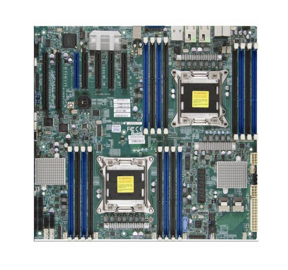 X9DAX-7TF-B SuperMicro X9DAX-7TF Dual Socket LGA 2011 Intel C602 Chipset Intel E5-2600/E5-2600 v2 Processors Support DDR3 16x DIMM 2x SATA3 6.0Gb/s Enhanced Extended-ATX Server Motherboard (Refurbished)