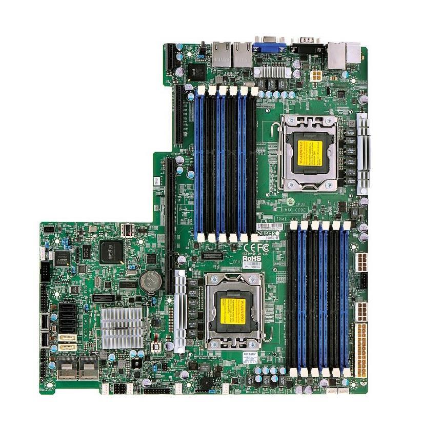 X9DBU-IF-O-P SuperMicro X9DBU-IF Dual Socket LGA 1356 Intel C602 Chipset Intel Xeon E5-2400 v2 Processors Support DDR3 12x DIMM 2x SATA3 6.0Gb/s Proprietary UIO Server Motherboard (Refurbished)