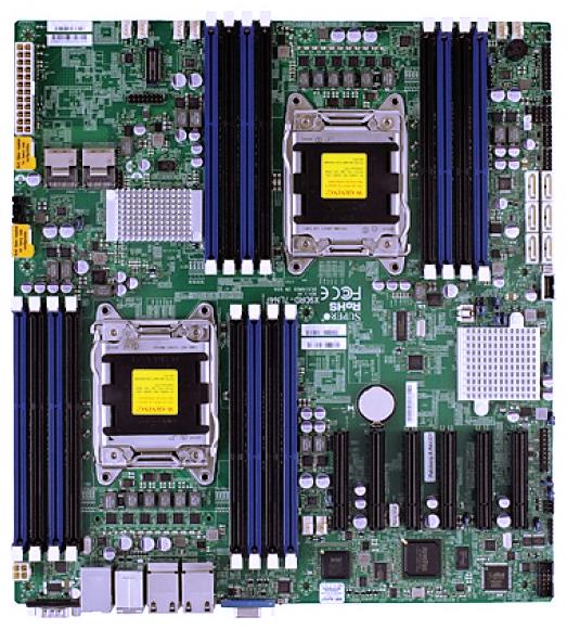 X9DRD-7LN4F-JBOD SuperMicro Socket LGA 2011 Intel C602J Chipset Intel Xeon E5-2600/ E5-2600 v2 Series Processors Support DDR3 16x DIMM 4x SATA2 3.0Gb/s E-ATX Server Motherboard (Refurbished)