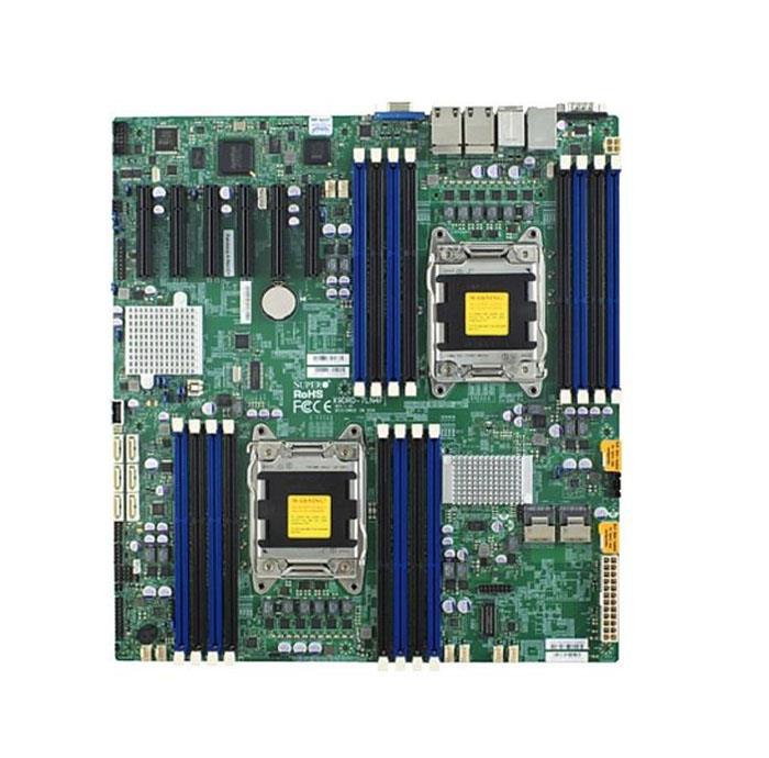X9DRD-7LN4F-SSG SuperMicro Dual Socket LGA 2011 Intel C602J Chipset Intel Xeon E5-2600/E5-2600 v2 Series Processors Support DDR3 16x DIMM 4x SATA2 3.0Gb/s E-ATX server Motherboard (Refurbished)