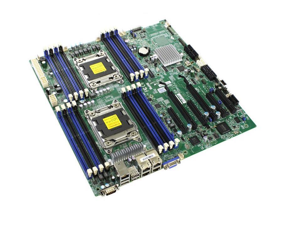 X9DRELN4FB SuperMicro X9DRE-LN4F Dual Socket R LGA-2011 Intel C602 Chipset Xeon E5-2600 And E5-2600 v2 Series Processors Support Extended-ATX Server Motherboard (Refurbished)