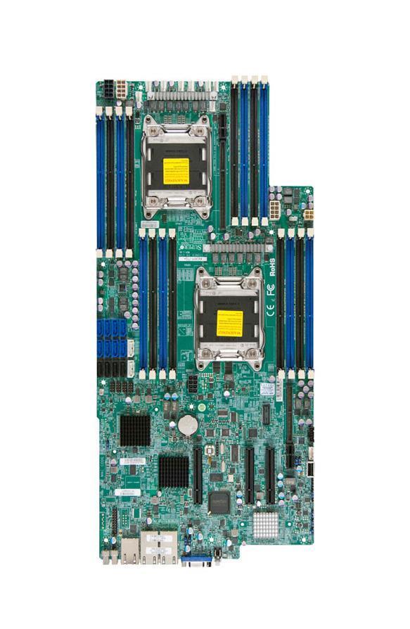 X9DRFF-iTG+Plus SuperMicro X9DRFF-iTG+ Dual Socket LGA 2011 Intel C602 Chipset Xeon E5-2600/ E5-2600 v2 Processors Support DDR3 16x DIMM 4x SATA2 3.0Gb/s Proprietary Server Motherboard (Refurbished)